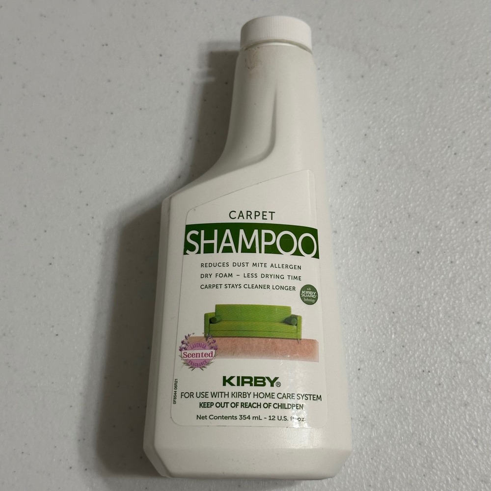 Kirby Lavender Scent Carpet Shampoo Dry Foam Allergen Reducer 12 oz NEW